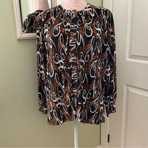 GUSUI, VINTAGE WOMEN BLOUSE, SIZE: L/G